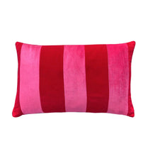 Load image into Gallery viewer, CHERRY RIPE STRIPE 64X44CM LUMBAR CUSHION