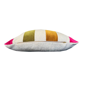 WILLOW # MULTI STRIPE 64X44CM LUMBAR CUSHION
